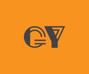 G ve Y logo tasarımı. GY soyut Harfler Logosu Monogramı. Bu logo tasarımı bir markayı, şirketi veya bireyi temsil eden görsel bir sembol oluşturma sürecidir..