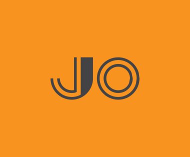 J ve O logo tasarımı. JO soyut Harfler Logosu Monogramı. Bu logo tasarımı bir markayı, şirketi veya bireyi temsil eden görsel bir sembol oluşturma sürecidir..