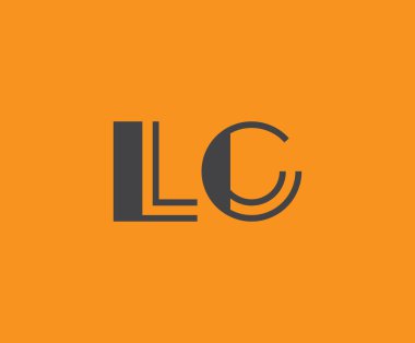 L ve C logo tasarımı. LC soyut Harfler Logosu Monogramı. Bu logo tasarımı bir markayı, şirketi veya bireyi temsil eden görsel bir sembol oluşturma sürecidir..