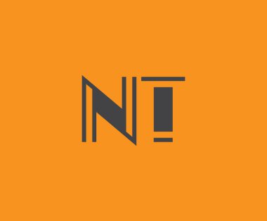 N ve T logo tasarımı. NT soyut Harfler Logosu Monogramı. Bu logo tasarımı bir markayı, şirketi veya bireyi temsil eden görsel bir sembol oluşturma sürecidir..