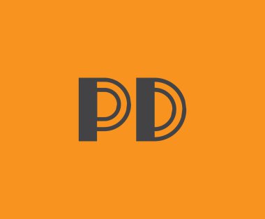 P ve D logo tasarımı. PD soyut Harfler Logosu Monogramı. Bu logo tasarımı bir markayı, şirketi veya bireyi temsil eden görsel bir sembol oluşturma sürecidir..