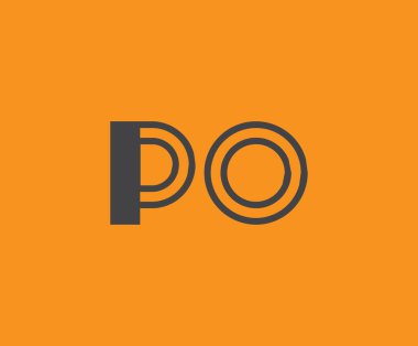 P ve O logo tasarımı. PO soyut Harfler Logosu Monogramı. Bu logo tasarımı bir markayı, şirketi veya bireyi temsil eden görsel bir sembol oluşturma sürecidir..
