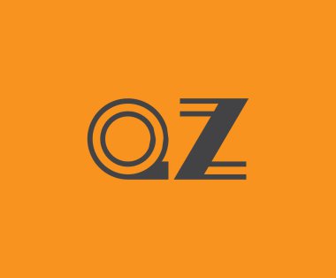 Q ve Z logo tasarımı. QZ soyut Harfler Logosu Monogramı. Bu logo tasarımı bir markayı, şirketi veya bireyi temsil eden görsel bir sembol oluşturma sürecidir..