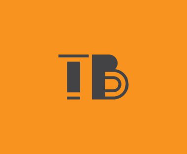 T ve B logo tasarımı. Tüberküloz Harflerin Logosu Monogramı. Bu logo tasarımı bir markayı, şirketi veya bireyi temsil eden görsel bir sembol oluşturma sürecidir..