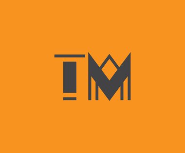 T ve M logo tasarımı. TM soyut Harfler Logosu Monogramı. Bu logo tasarımı bir markayı, şirketi veya bireyi temsil eden görsel bir sembol oluşturma sürecidir..