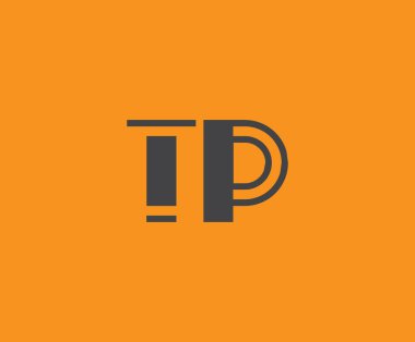 T ve P logo tasarımı. TP soyut Harfler Logosu Monogramı. Bu logo tasarımı bir markayı, şirketi veya bireyi temsil eden görsel bir sembol oluşturma sürecidir..