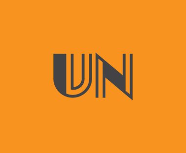 U ve N logo tasarımı. BM soyut Harfleri Logosu Monogramı. Bu logo tasarımı bir markayı, şirketi veya bireyi temsil eden görsel bir sembol oluşturma sürecidir..