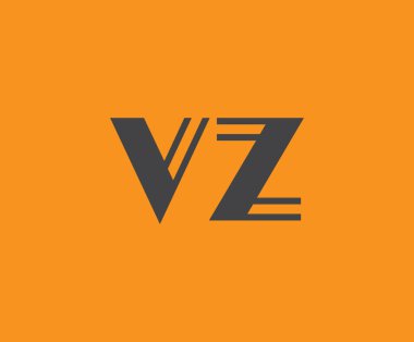 V ve Z logo tasarımı. VZ soyut Harfler Logosu Monogramı. Bu logo tasarımı bir markayı, şirketi veya bireyi temsil eden görsel bir sembol oluşturma sürecidir..