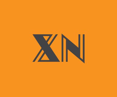 X ve N logo tasarımı. XN soyut Harfler Logosu Monogramı. Bu logo tasarımı bir markayı, şirketi veya bireyi temsil eden görsel bir sembol oluşturma sürecidir..