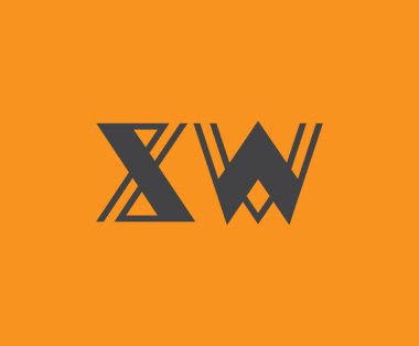 X ve W logo tasarımı. XW soyut Harfler Logosu Monogramı. Bu logo tasarımı bir markayı, şirketi veya bireyi temsil eden görsel bir sembol oluşturma sürecidir..