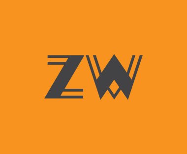 Z ve W logo tasarımı. ZW soyut Harfler Logosu Monogramı. Bu logo tasarımı bir markayı, şirketi veya bireyi temsil eden görsel bir sembol oluşturma sürecidir..