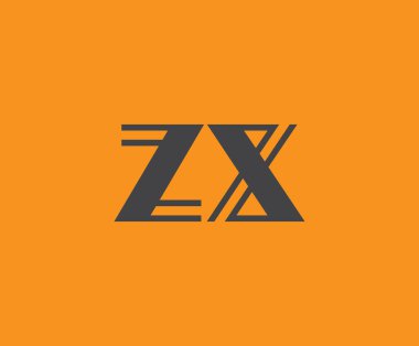 Z ve X logo tasarımı. ZX soyut Harfler Logosu Monogramı. Bu logo tasarımı bir markayı, şirketi veya bireyi temsil eden görsel bir sembol oluşturma sürecidir..