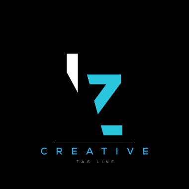 Ben ve Z logosu tasarımı. İZ yaratıcı Monogram Logosu. Bu logo tasarımı bir markayı, şirketi veya bireyi temsil eden görsel bir sembol oluşturma sürecidir..