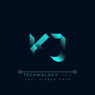 K and J logo design. KJ abstract technology logo. This logo design is the process of creating a visual symbol that represents a brand, company, or individual. clipart