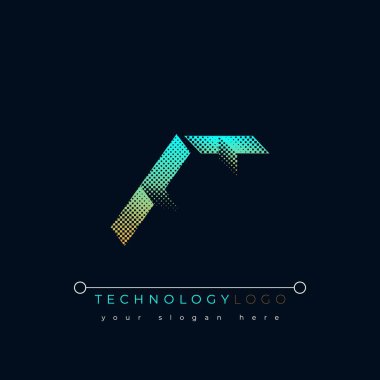 X and T logo design. XT abstract technology logo. This logo design is the process of creating a visual symbol that represents a brand, company, or individual. clipart