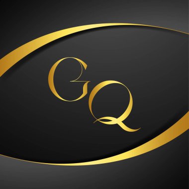 G ve Q logo tasarımı. GQ lüks mektup logosu. Bu logo tasarımı bir markayı, şirketi veya bireyi temsil eden görsel bir sembol oluşturma sürecidir..