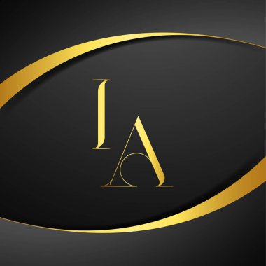 Ben ve bir logo tasarımı. IA lüks mektup logosu. Bu logo tasarımı bir markayı, şirketi veya bireyi temsil eden görsel bir sembol oluşturma sürecidir..