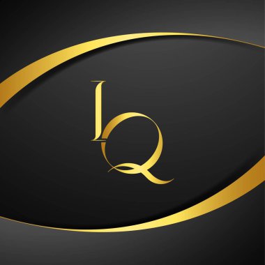 Ben ve Q logo tasarımı. IQ lüks harf logosu. Bu logo tasarımı bir markayı, şirketi veya bireyi temsil eden görsel bir sembol oluşturma sürecidir..