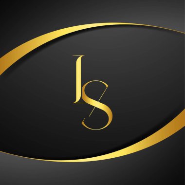 I ve S logosu tasarımı. Lüks harf logosu. Bu logo tasarımı bir markayı, şirketi veya bireyi temsil eden görsel bir sembol oluşturma sürecidir..