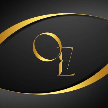 O ve E logo tasarımı. Lüks mektup logosu. Bu logo tasarımı bir markayı, şirketi veya bireyi temsil eden görsel bir sembol oluşturma sürecidir..