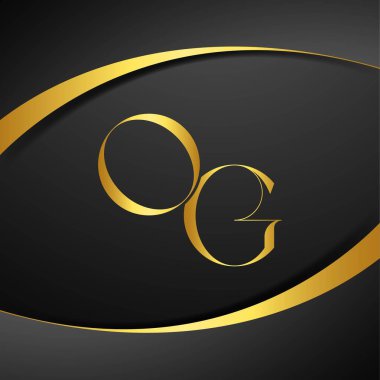 O ve G logo tasarımı. OG lüks mektup logosu. Bu logo tasarımı bir markayı, şirketi veya bireyi temsil eden görsel bir sembol oluşturma sürecidir..