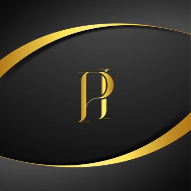 P ve ben logo tasarımı yapıyoruz. Lüks mektup logosu. Bu logo tasarımı bir markayı, şirketi veya bireyi temsil eden görsel bir sembol oluşturma sürecidir..