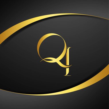 Q ve ben logo tasarımı yapıyoruz. QI lüks harf logosu. Bu logo tasarımı bir markayı, şirketi veya bireyi temsil eden görsel bir sembol oluşturma sürecidir..
