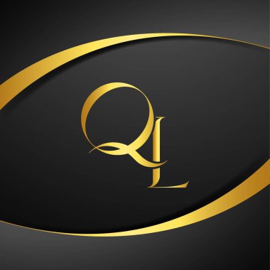 Q ve L logo tasarımı. QL lüks harf logosu. Bu logo tasarımı bir markayı, şirketi veya bireyi temsil eden görsel bir sembol oluşturma sürecidir..