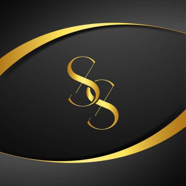S ve S logo tasarımı. SS lüks mektup logosu. Bu logo tasarımı bir markayı, şirketi veya bireyi temsil eden görsel bir sembol oluşturma sürecidir..