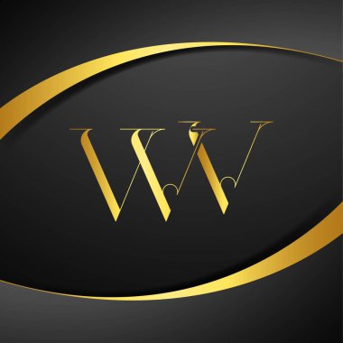 W ve V logo tasarımı. WV lüks mektup logosu. Bu logo tasarımı bir markayı, şirketi veya bireyi temsil eden görsel bir sembol oluşturma sürecidir..