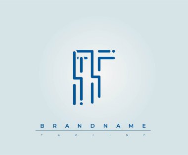 IT Teknoloji Mektup Logosu Şablonu. Bu teknoloji harfi logosu bir teknoloji şirketini temsil etmek için harfleri kullanan bir grafik işareti..