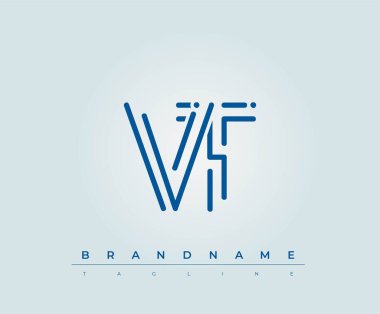 VT Teknoloji Mektup Şablonu. Bu teknoloji harfi logosu bir teknoloji şirketini temsil etmek için harfleri kullanan bir grafik işareti..