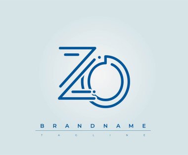 Zo Teknoloji Mektup Şablonu. Bu teknoloji harfi logosu bir teknoloji şirketini temsil etmek için harfleri kullanan bir grafik işareti..