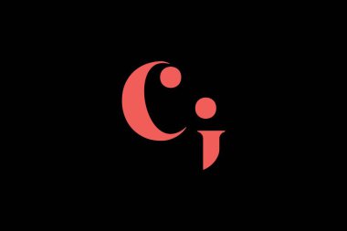 Soyut harf CG minimal logo tasarım şablonu. Bu minimal logo tasarımı bir markayı, şirketi veya bireyi temsil eden görsel bir sembol oluşturma sürecidir..