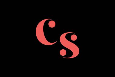 Soyut harf CS minimal logo tasarım şablonu. Bu minimal logo tasarımı bir markayı, şirketi veya bireyi temsil eden görsel bir sembol oluşturma sürecidir..