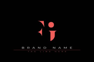 Soyut harf FG minimal logo tasarım şablonu. Bu minimal logo tasarımı bir markayı, şirketi veya bireyi temsil eden görsel bir sembol oluşturma sürecidir..