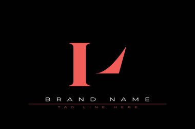 Soyut harf IL minimal logo tasarım şablonu. Bu minimal logo tasarımı bir markayı, şirketi veya bireyi temsil eden görsel bir sembol oluşturma sürecidir..