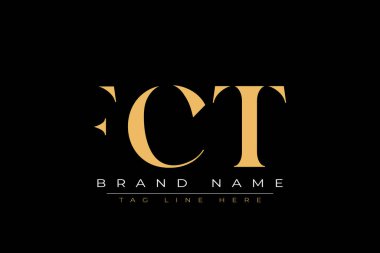FCT soyut harf logosu tasarımı. Bu logo üç soyut harf tarafından tasarlanmıştır..