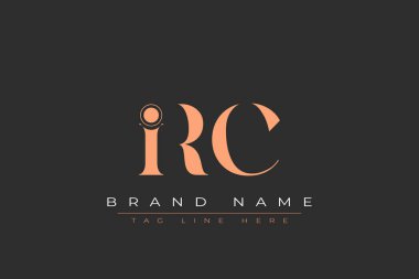 IRC soyut harf logosu tasarımı. Bu logo üç soyut harf tarafından tasarlanmıştır..