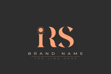 IRS soyut harf logosu tasarımı. Bu logo üç soyut harf tarafından tasarlanmıştır..