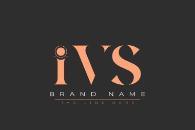 IVS soyut harf logosu tasarımı. Bu logo üç soyut harf tarafından tasarlanmıştır..
