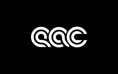 EAC Yaratıcı Eşsiz Modern Harf Logosu Tasarımı. Benzersiz bir harf dizaynına sahip stilize logo, soyut minimalist estetik ve modern cazibe sunar.