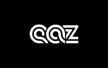 EAZ Yaratıcı Eşsiz Modern Harf Logosu Tasarımı. Benzersiz bir harf dizaynına sahip stilize logo, soyut minimalist estetik ve modern cazibe sunar.