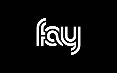 Peri Yaratıcı Eşsiz Modern Harf Logosu Tasarımı. Benzersiz bir harf dizaynına sahip stilize logo, soyut minimalist estetik ve modern cazibe sunar.