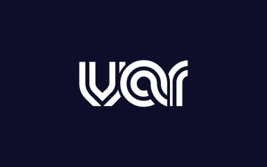 VAR Yaratıcı Eşsiz Modern Harf Logosu Tasarımı. Benzersiz bir harf dizaynına sahip stilize logo, soyut minimalist estetik ve modern cazibe sunar.