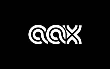 AAX Yaratıcı Eşsiz Modern Harf Logosu Tasarımı. Benzersiz bir harf dizaynına sahip stilize logo, soyut minimalist estetik ve modern cazibe sunar.