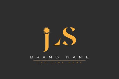 JLS soyut harf logosu tasarımı. Bu logo üç soyut harf tarafından tasarlanmıştır..