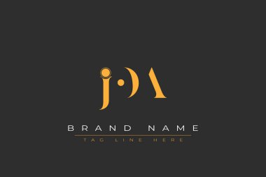 JOA soyut harf logosu tasarımı. Bu logo üç soyut harf tarafından tasarlanmıştır..