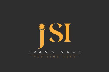 JSI soyut harf logosu tasarımı. Bu logo üç soyut harf tarafından tasarlanmıştır..