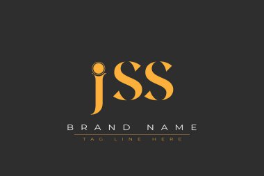 JSS soyut harf logosu tasarımı. Bu logo üç soyut harf tarafından tasarlanmıştır..